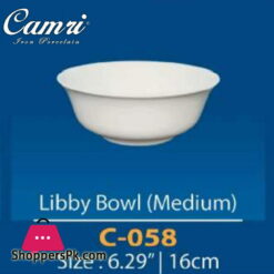 Camri  Libby Bowl (Medium) 6.29 Inch -1 Pcs