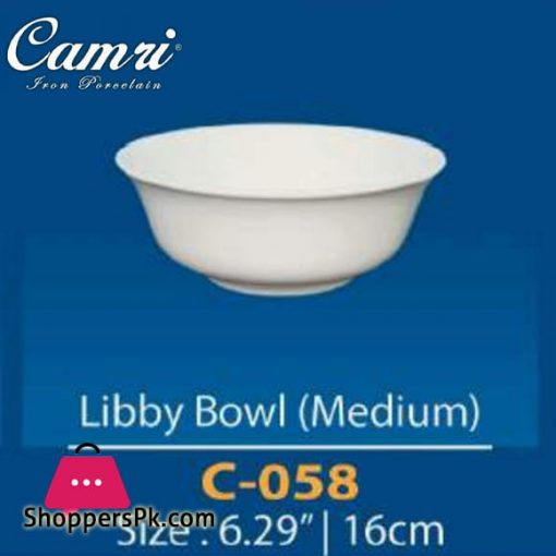 Camri Libby Bowl (Medium) 6.29 Inch -1 Pcs