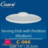 Camri Serving Dish with Partition (medium) 14 Inch -1 Pcs