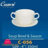 Camri Soup Bowl &Amp; Saucer 350 Ml -1 Pcs