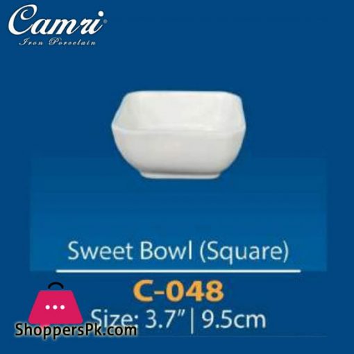 Camri Sweet Bowl (Square) 3.7 Inch -1 Pcs