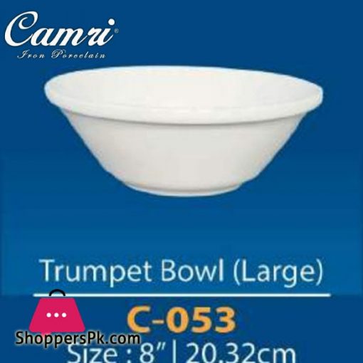 Camri Trumpet Bowl (large) 8 Inch -1 Pcs
