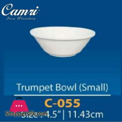 Camri Trumpet Bowl  (small) 4.5 Inch -1 Pcs