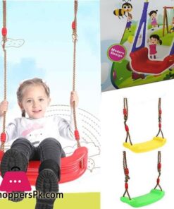 Children Hanging Plastic Seat Swing Chair Indoor Outdoor Garden Swing For Kids