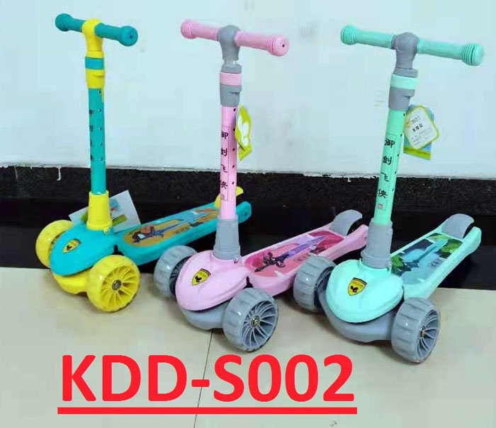 Cool Douding Kids Scooters Years Kids Single Foot Pedal 2-8 Years
