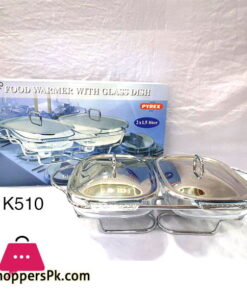 Food Warmer With Glass Dish 2 x 1.5 Liter K510