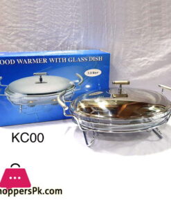 Food Warmer With Glass Dish 3 Liter KC00