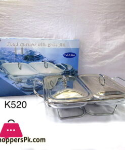 Food Warmer with Glass Dish 2 x 1.5 Liter K520