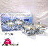 Food Warmer with Glass Dish 2 x 1.5 Liter K550