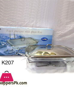 Food Warmer with Glass Dish 3 Liter K207