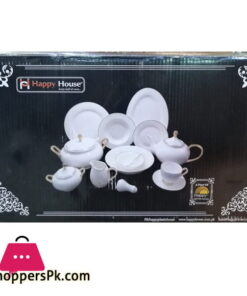 HH Fine Bone China Original Gold Plated 70 Pcs Dinner Set 8 Person Dinner Set