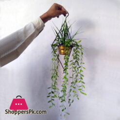 Hanging Artificial Flower with Rod Iron Stand for Home Decor