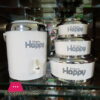 Happy Hygena 4 Pcs Hot Pot Set Silver 1 Happy Hygena 4 Pcs Hot Pot Set Silver