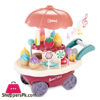 Ice Cream Play Cart Kitchen Set Toy With Lights And Music 30 Piece