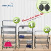 Imperial Heavy Duty 4 Tier Shoe Rack