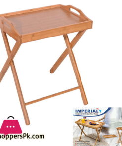 Imperial Wooden Folding Dinner Table TV Tray Coffee Stand Serving Snack Tea 