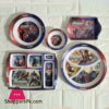 Kids Melamine Plastic Dinner Set 5 Pcs (Avengers)
