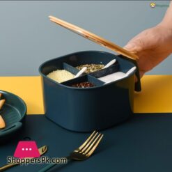 Kitchen Seasoning Organizer Seasoning Box Salt Sugar Spice Storage Box Jar
