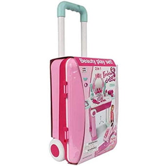 Makeup Vanity Table Kids Girls Toy Toddler Play Set Kit