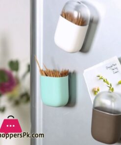 Plastic Toothpick Box with Fridge Magnet