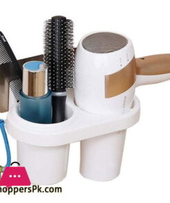 Plastic Wall Mounted Hair Dryer Holder