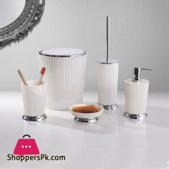 Primanova Nely Bathroom Set White Chrome