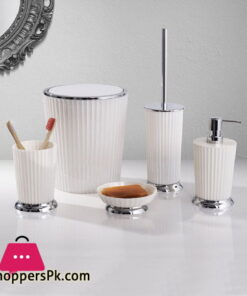 Primanova Nely Bathroom Set White Chrome
