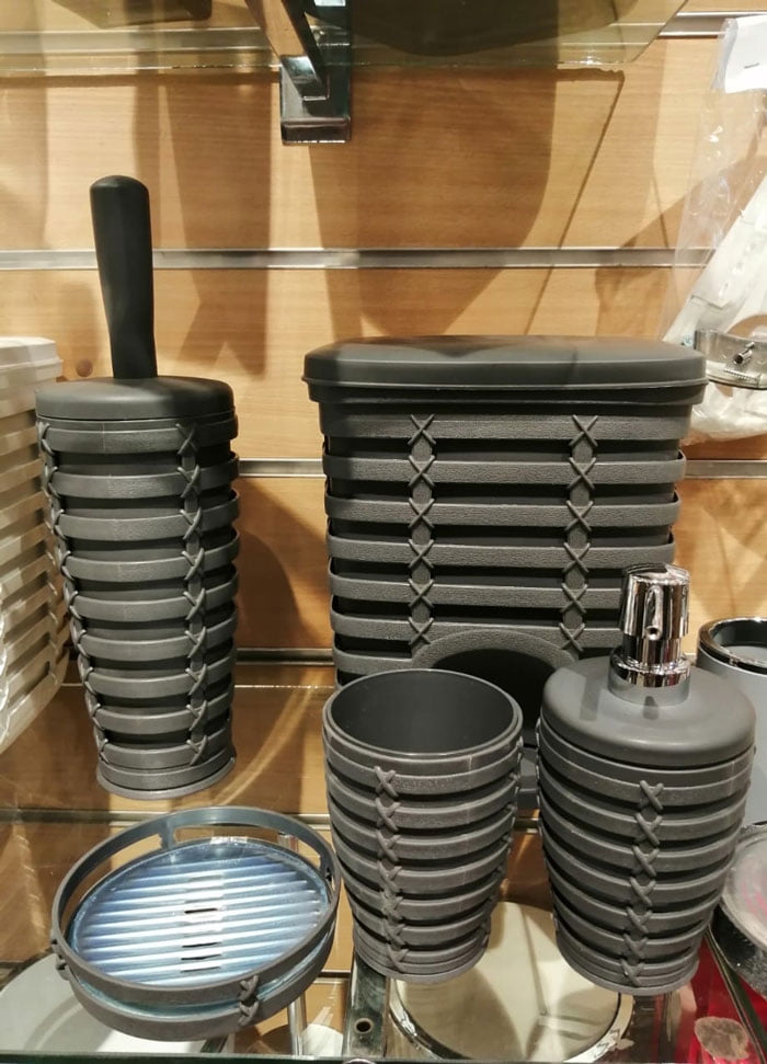 Primanova Palm Bathroom Set Brown