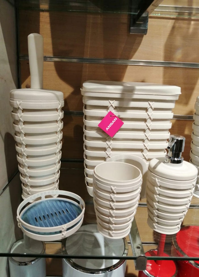 Primanova Palm Bathroom Set 4 Primanova Palm Bathroom Set