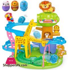 Roly-Poly Ball Drop, Baby Toddler Activities STEM Educational Games Building Toys, Animal Track Marble Run