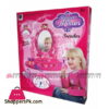 Set of Light & Music Vanity Mirror With Accessories Girls Toy Gift