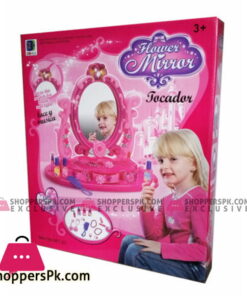 Set of Light & Music Vanity Mirror With Accessories Girls Toy Gift