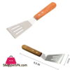 Stainless Steel Cake Lifter Pizza Steak Shovel Kitchen Frying &Amp; Baking Spatula With Wooden Handle. Stainless Steel Cake Server (Steel Pack Of 1)