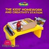 Superior Quality Jumbo Size Children Multipurpose Plastic Table for Kids Study Desk With Storage Box