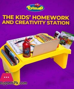 Superior Quality Jumbo Size Children Multipurpose Plastic Table for Kids Study Desk With Storage Box
