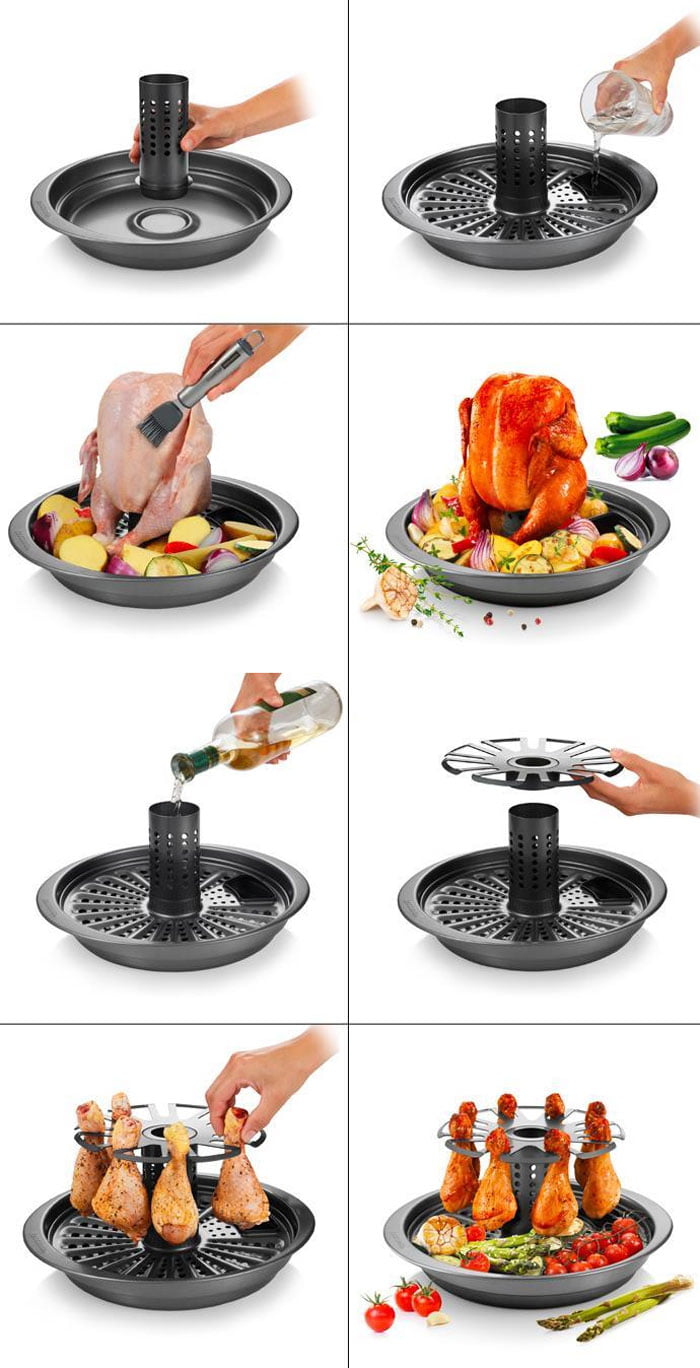 Tescoma Chicken And Side Dish Roasting Pan #623324