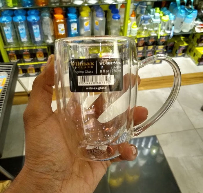 Wilmax Thermo Glass Double Wall Cup 250 Ml One-Piece