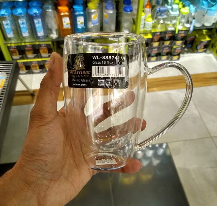 Wilmax Thermo Glass Double Wall Cup 400 Ml One-Piece 4 Wilmax Thermo Glass Double Wall Cup 400 Ml One-Piece