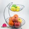 2 Tiers Stainless Steel Fruit Basket