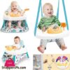 2-In-1 Infant Toddler Jumper Learn Sitting Swing Bounce Baby Fitness Jump Chair (Multicolour)