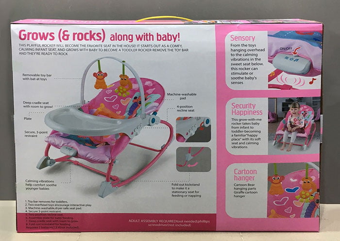 2 In 1 Infant-To-Toddler Rocker Dining Chair 18126