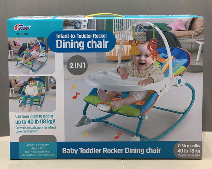 2 In 1 Infant-To-Toddler Rocker Dining Chair 18126