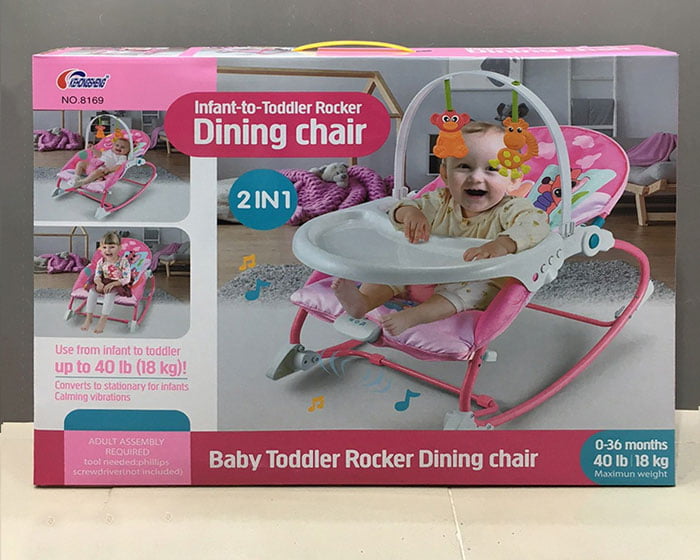 2 In 1 Infant-To-Toddler Rocker Dining Chair 18126