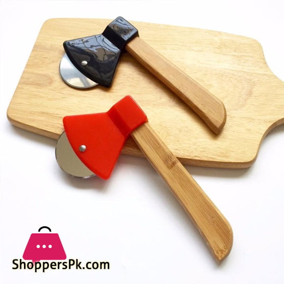 Axe Shape Stainless Steel Pizza Cutter 3 Axe Shape Stainless Steel Pizza Cutter
