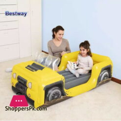 Bestway Airbed 67714 Inflatable Car Bed Dreamchaser Comfort Air Mattress With Backrest For Kids Furniture