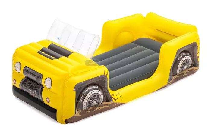 Bestway Airbed 67714 Inflatable Car Bed Dreamchaser Comfort Air Mattress With Backrest For Kids Furniture