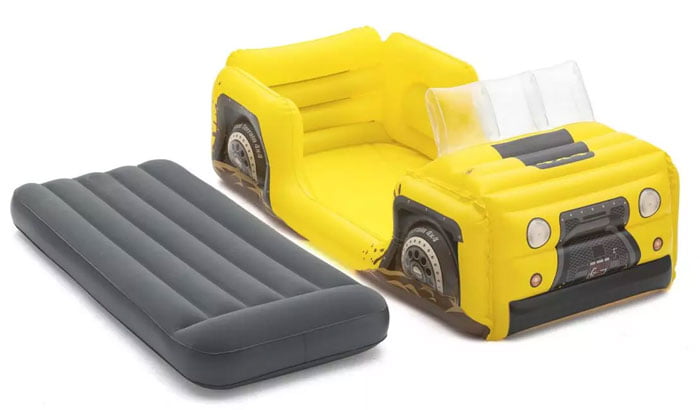 Bestway Airbed 67714 Inflatable Car Bed Dreamchaser Comfort Air Mattress With Backrest For Kids Furniture