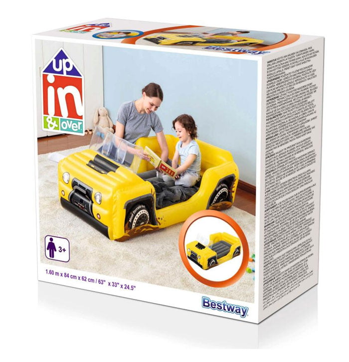 Bestway Airbed 67714 Inflatable Car Bed Dreamchaser Comfort Air Mattress With Backrest For Kids Furniture