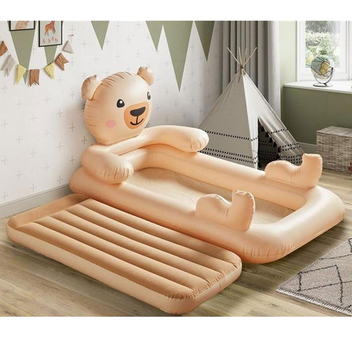 Bestway Dreamchaser Teddy Bear Kids Airbed Toddlers Inflatable Bed - 67712
