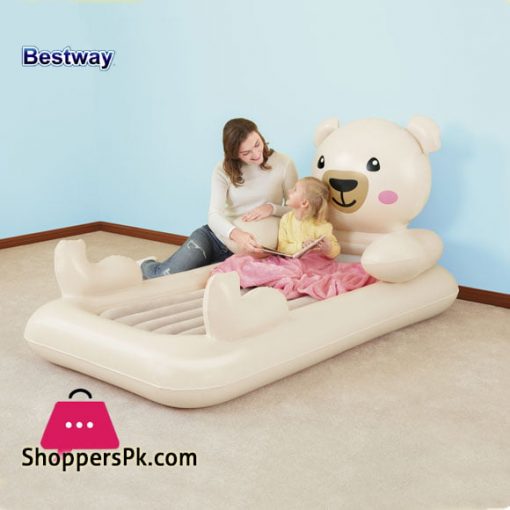 Bestway DreamChaser Teddy Bear Kids Airbed Toddlers Inflatable Bed - 67712